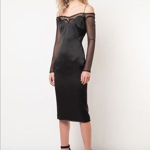 Cushnie Black Laced Dress